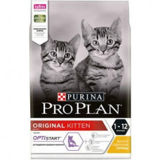 Сухой корм для котят от 1 до 12 месяцев и беременных и кормящих кошек PRO PLAN® Original Kitten, с курицей и рисом