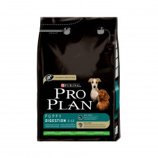 Сухой корм для щенков средних пород Pro Plan Optidigest при чувствительном пищеварении, ягненок, с рисом, 3 кг