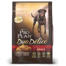 Сухой корм для собак Pro Plan Duo Delice для ухода за ротовой полостью, говядина, с рисом 2.5 кг    (для мелких пород)