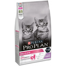 Сухой корм для котят с чувствительным пищеварением Pro Plan Delicate, с индейкой, 1.5 кг