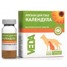Лосьон VEDA для глаз антибактерицидный Фитоэлита Зеленый чай, 3 флакона 10 мл
