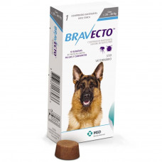 Бравекто (MSD Animal Health) таблетки от блох и клещей для собак 20-40 кг, 1000мг