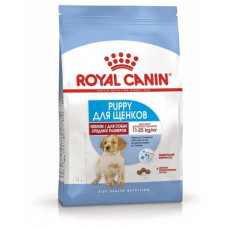 Сухой корм для щенков Royal Canin при чувствительном пищеварении, для здоровья костей и суставов (для средних пород), 14 кг