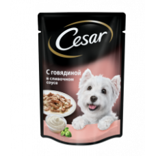 Влажный корм для собак мелких пород Cesar, говядина, 85 г