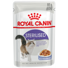 Влажный корм для стерилизованных кошек Royal Canin Sterilised, 85 г (кусочки в желе)