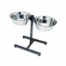 Комплект стойки с мисками Triol, 2х0,50 л