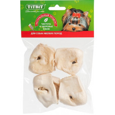 Лакомство TITBIT для собак, нос бараний конвертик, с рубленой бараниной, 50 г