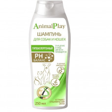 Шампунь Animal Play гипоаллергенный с аминокислотами и экстрактом шалфея для кошек и собак 250 мл