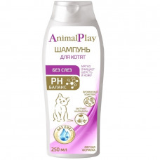 Шампунь Animal Play Без слез, с витаминами и экстрактом календулы для котят, 250 мл
