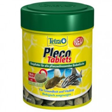Основной корм для сомиков и водорослеедов Tetra Pleco Tablets, со спирулиной, 58 таб