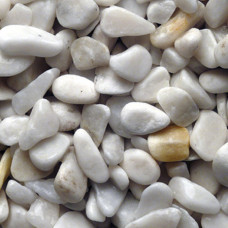 Грунт белый окатанный 5-10 мм.