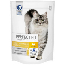 Сухой корм для кошек Perfect Fit при чувствительном пищеварении, с индейкой, 650 г