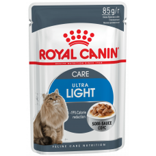 Влажный корм для кошек Royal Canin Ultra Light, 85 г (кусочки в желе)