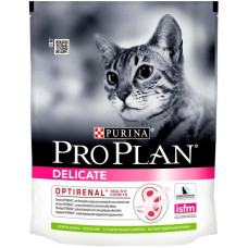 Сухой корм для кошек Pro Plan Delicate OPTIRenal при проблемах с почками, с ягненком 400 г