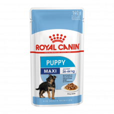 Royal Canin Maxi Puppy Консервы для щенков крупных пород кусочки в соусе (пауч), 140 г