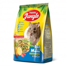 Корм сухой для декоративных крыс Happy Jungle, 400 г