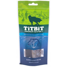 Лакомство для собак Titbit Нарезка из трески, 75 г