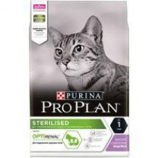 Сухой корм Pro Plan для стерилизованных кошек и кастрированных котов, с высоким содержанием индейки