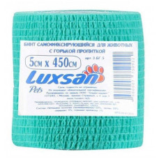 Самофиксирующийся бинт Luxsan Pets с горькой пропиткой 5 х 450 1 шт. 5 см