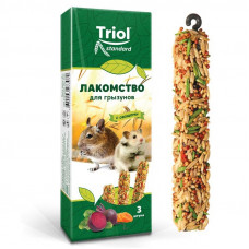 Лакомство Triol Standard для грызунов с овощами (уп. 3 шт), 80г