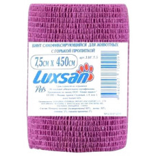 Самофиксирующийся бинт Luxsan Pets с горькой пропиткой 7,5 х 450 1 шт. 7.5 см
