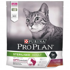 Pro Plan® Sterilised OPTISAVOUR для стерилизованных кошек, с высоким содержанием утки и c печенью, 400 гр.