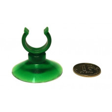 Присоска силиконовая STC-12 Dкрепления(зеленое)=42мм, пластиковое полукольцо(зеленое) d=12мм