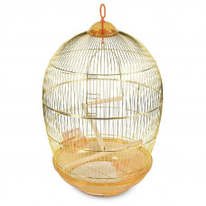Клетка для птиц круглая Triol 480G, золото, d480*765 мм
