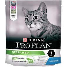 Сухой корм для стерилизованных кошек Pro Plan Sterilised, с кроликом, 400 г