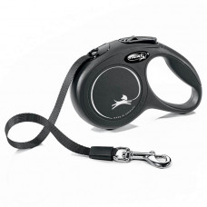 Flexi рулетка New Classic XS (до 12 кг) 3 м лента черная