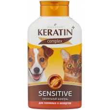 Шампунь KeratinComplex Sensitive для склонных к аллергии собак и кошек, 400 мл