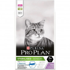 Сухой корм для пожилых кастрированных котов и стерилизованных кошек, Purina Pro Plan Sterilized 7+, с индейкой, весовой