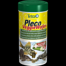 Корм для растительноядных донных рыб Tetra Pleco Veggie Wafers, чипсы (весовой)