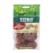 Лакомство для собак Titbit Нарезка Палермо Колбасный двор, 80 г