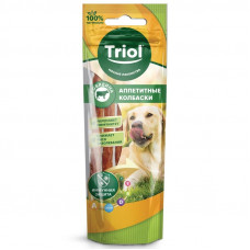 Аппетитные колбаски для собак Triol, из говядины, 40 г