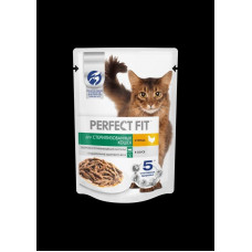 Профессиональный влажный корм PERFECT FIT™ для стерилизованных кошек, с курицей, 75 гр.