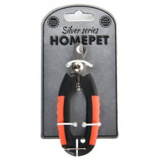 Когтерез-секатор для кошек и собак Homepet Silver Series, 12,5 х 4 см, Черный