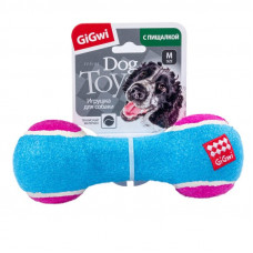 Игрушка для собак GiGwi Гантель средняя с пищалкой, серия CATCH & FETCH  18 см (75005)