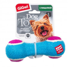 Игрушка для собак GiGwi Гантель малая с пищалкой, серия CATCH & FETCH, 13 см (75006)