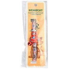 Ошейник для кошек Homecat Подводный мир, с бубенчиком, 20 см - 30 см