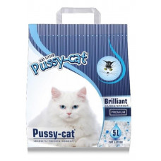 Наполнитель для кошачьего туалета Pussy-cat, силикагелевый, Premium, 5 л 