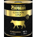 Влажный консервированный корм для собак Четвероногий Гурман Golden line, из чистого мяса говядины, в желе, 525 г