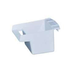 Кормушка для птиц N1, пластиковая, с жердочкой, открытая, матовая, 8*8*6,5 см