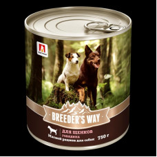 Консервы для собак Зоогурман Breeder's Way, говядина с рубцом, 350 г