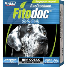 Репеллентный биоошейник от блох и клещей для крупных собак АВЗ Fitodoc, 80 см