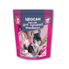 Песок для купания шиншилл Цеосан, 1,5 л 