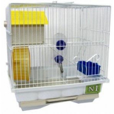 Клетка для хомяка N1 ДКг115, двухэтажная, укомплектованная, 30*23*31 см