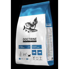 Суперпремиальный сухой беззерновой рацион для котят Doctrine, с лососем и белой рыбой, весовой