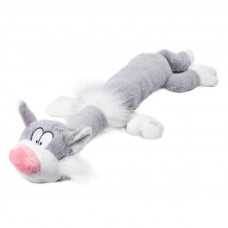 Игрушка для собак GiGwi Кот с пищалками (75227), серия PLUSH FRIENDZ, 63 см