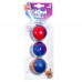 Игрушка для собак GiGwi Три мяча с пищалкой (75326), серия GiGwi BALL, 5 см